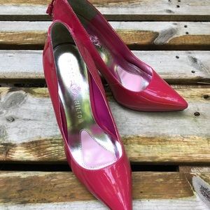 Paris Hilton HOTPink Patent Leather Stilettos